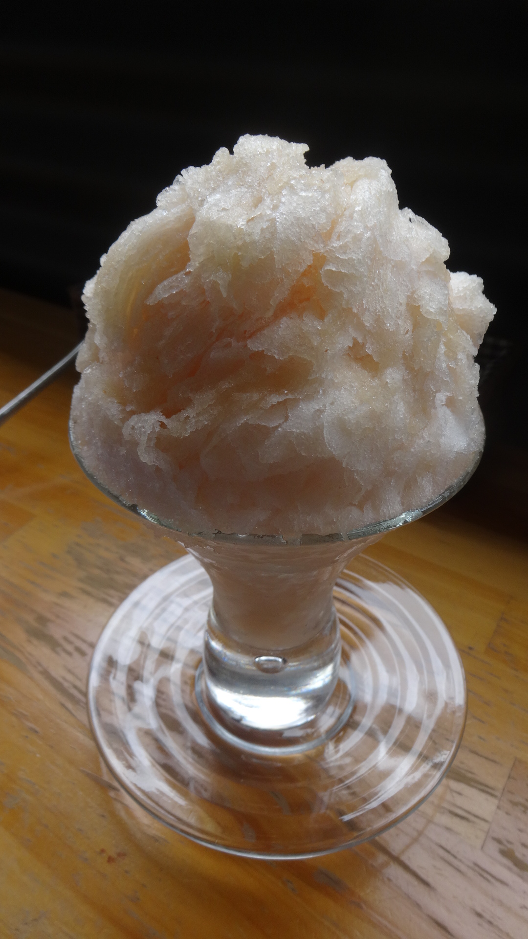 桃のかき氷
