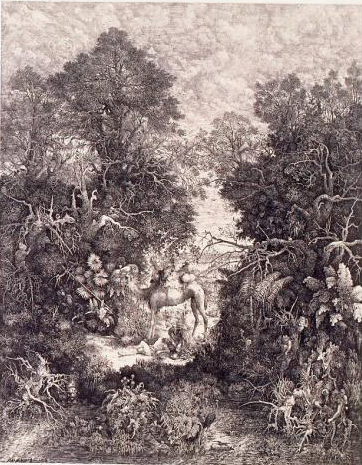 ロドルフ・ブレスダンが描いた自然描写