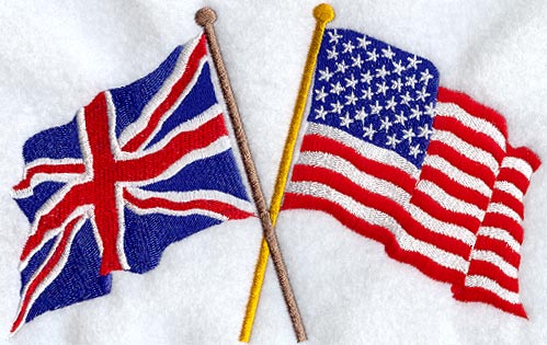 イギリスとアメリカの国旗