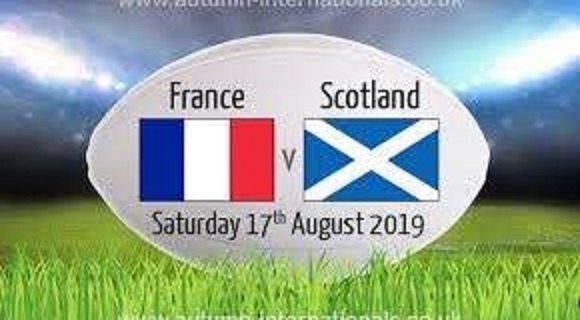 フランスvsスコットランド戦のポスター