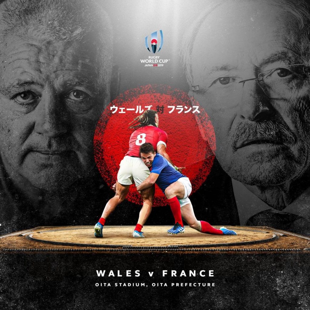 ウエールズ vs フランスのポスター