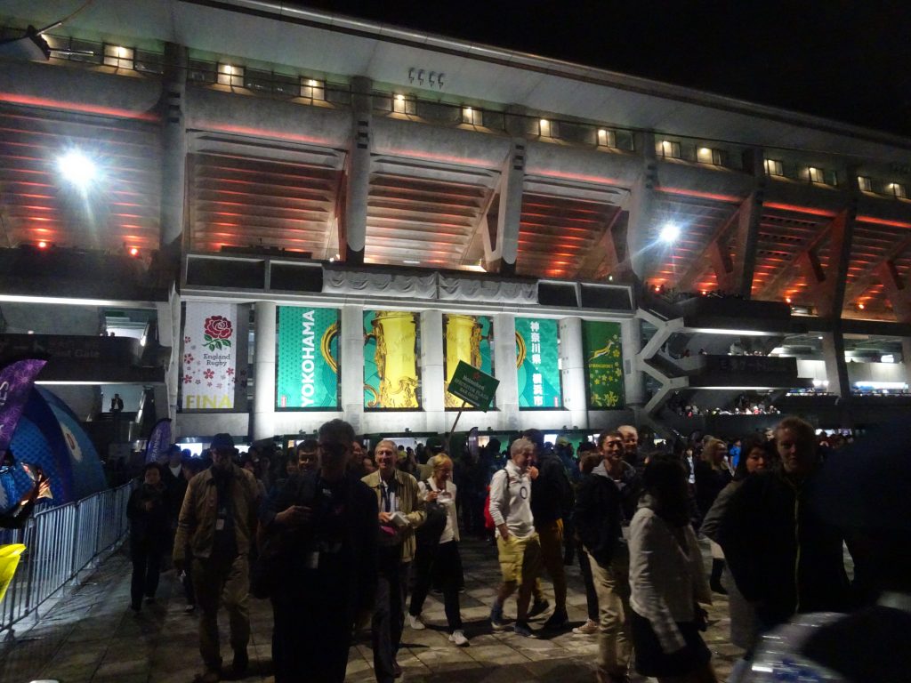 スタジアムの夜景