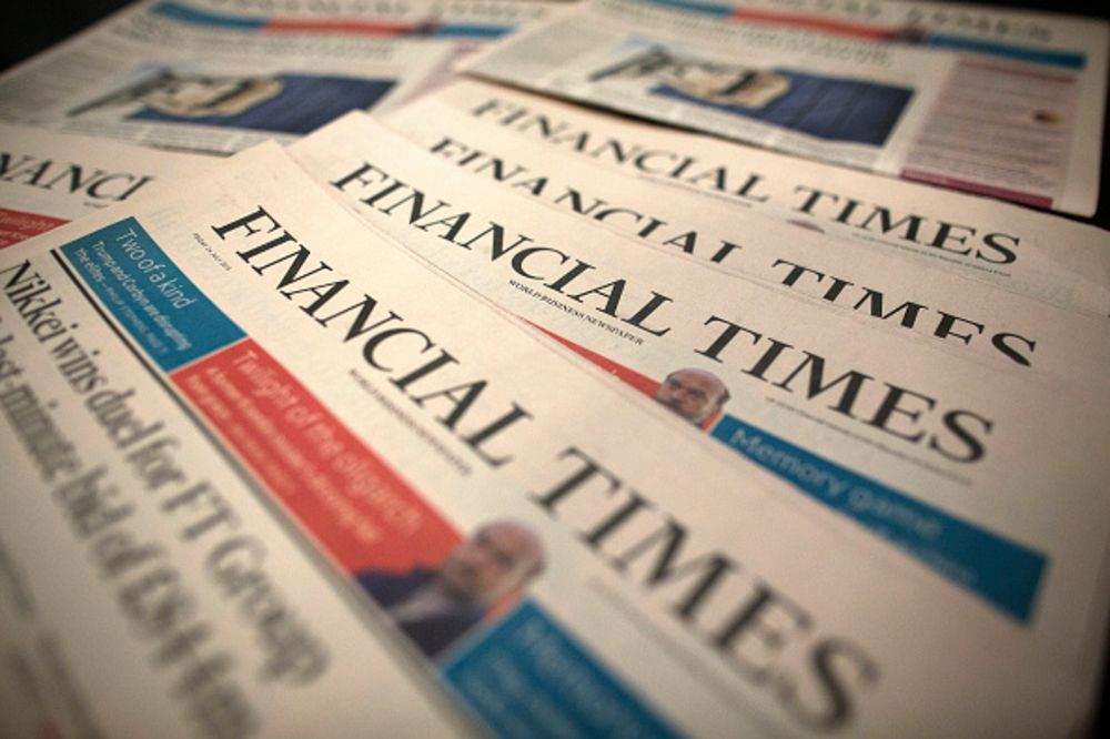 Financial Timesの紙面